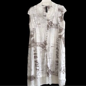 Gershon BRAM lagenlook print dress